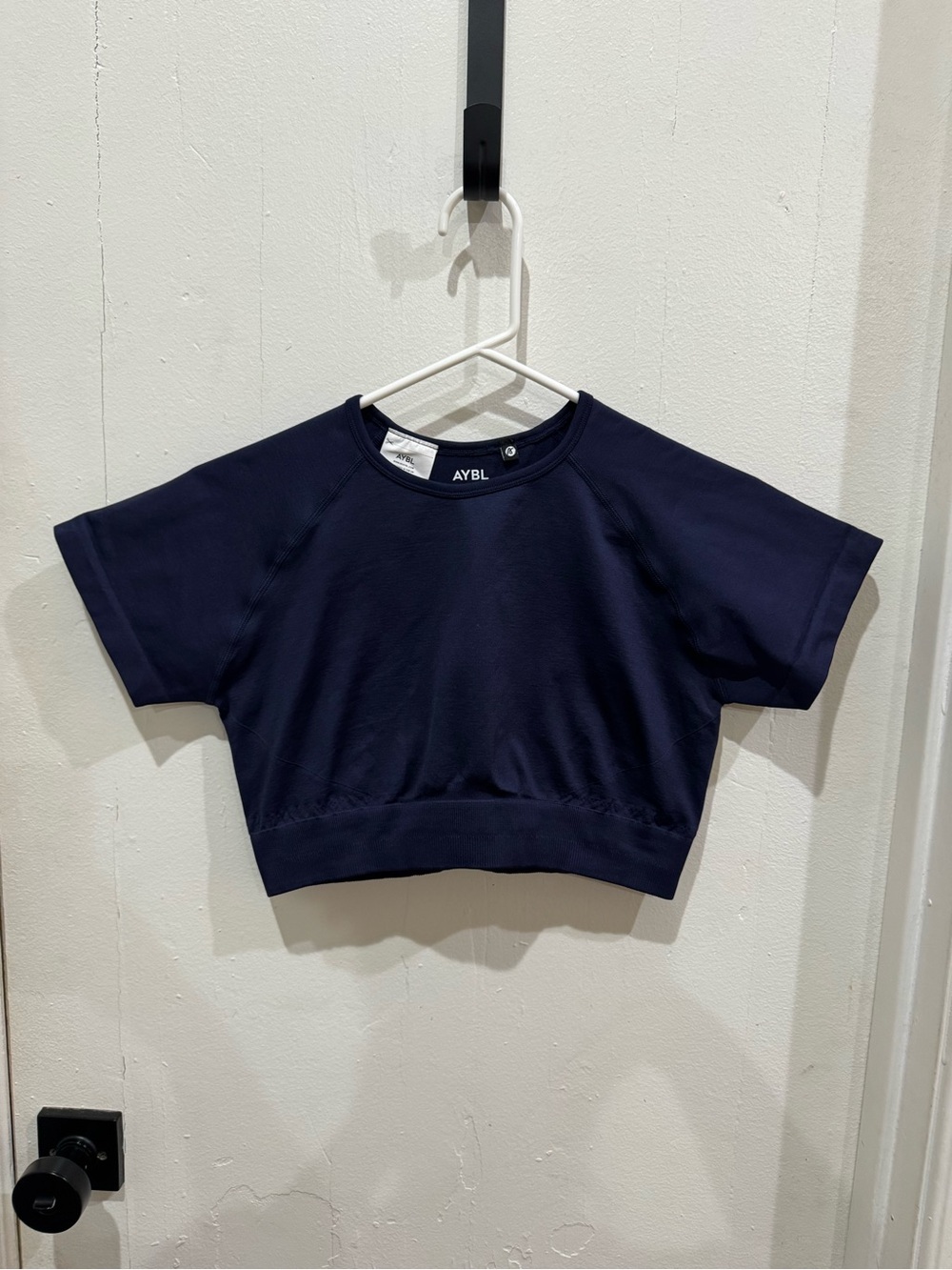 Abyl Empower Seamless Crop Top - Navy